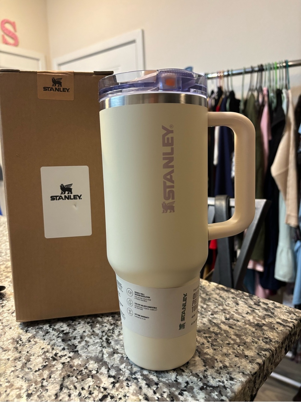 Stanley Travel Mug Sheer Buttercream Color